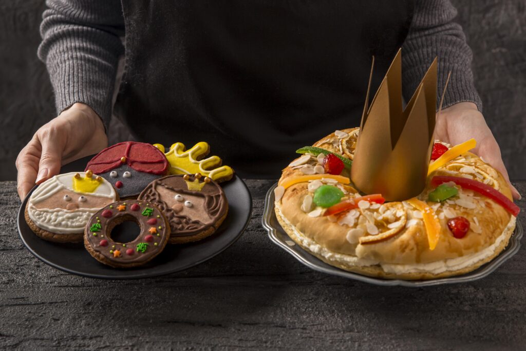 Chef using a culinary torch on both sweet desserts and savory dishes, showcasing versatile kitchen torch applications